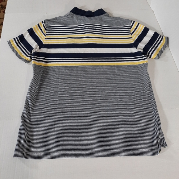 Nautica Colorblock Striped Polo Shirt - Picture 6 of 7